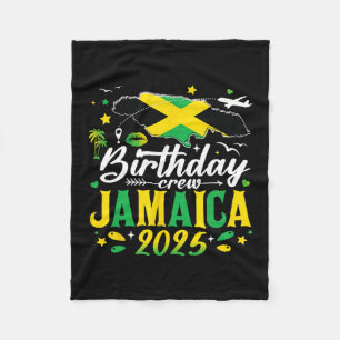 Verjaardagsbemanning Jamaica 2025 Familie Cruise V Fleece Deken