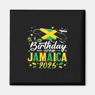 Verjaardagsbemanning Jamaica 2025 Familie Cruise V Magneet