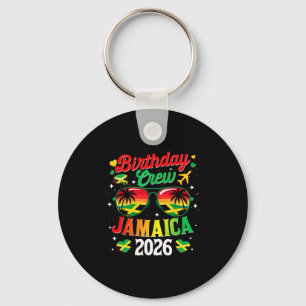 Verjaardagsbemanning Jamaica 2026 Verjaardagsfamil Sleutelhanger
