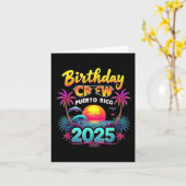 Verjaardagsbemanning Puerto Rico 2025 Puerto Rico  Kaart (Gele Bloem)