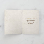 Verjaardagsbericht in een fles met zeester kaart (Binnen)