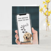 verjaardagsbericht op mobiele telefoon kaart (Gele Bloem)