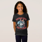 Verjaardagsbeten Party Shark: grillig en leuk T-shirt (Voorkant volledig)