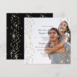 Verjaardagsbetrokkenheid Spark Foto Confetti Champ Kaart