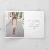 Verjaardagsblad Hoesje Foto Kaart (Binnen)