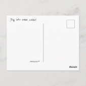 Verjaardagsbloem gloeien briefkaart (Achterkant)