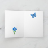 Verjaardagsbloem September Krijt Personalized Kaar Kaart (Binnen)