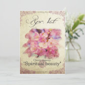 Verjaardagsbloemen op 1 april kaart (Staand voorkant)