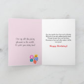 Verjaardagsbloemen voor iedereen kaart (Binnen)