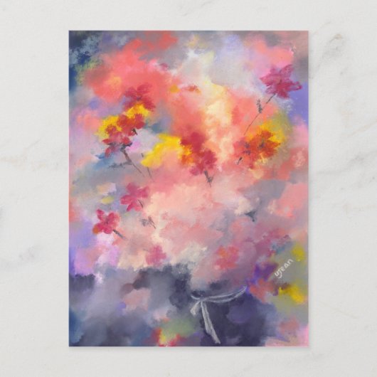 Verjaardagsbloemen voor jou briefkaart (Voorkant)