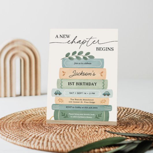 Verjaardagsboek Een nieuw hoofdstuk begint Kaart