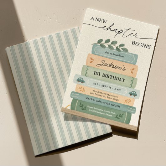 Verjaardagsboek Een nieuw hoofdstuk begint Kaart