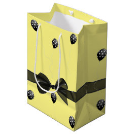 Verjaardagsboog en stippenballonnen medium cadeauzakje