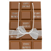 Verjaardagsboog op chocoladereep medium cadeauzakje (Achterkant)