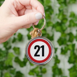 Verjaardagsbord met snelheidsbegrenzing - ELKE LEE Sleutelhanger
