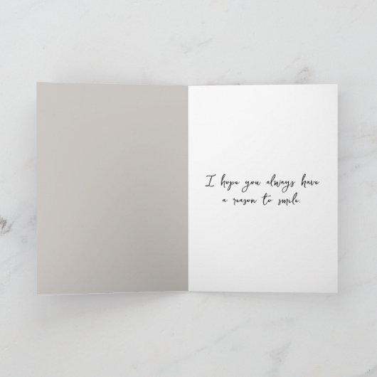 Verjaardagsbord van muiskarton kaart (Binnen)