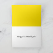 Verjaardagsbord voor zwaar werk kaart (Binnen)