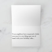 verjaardagsbrandweerwagen kaart (Binnen)