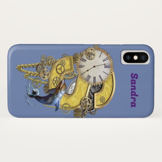 verjaardagsbrief van Steampunk Capital Case-Mate iPhone Case (Achterkant (horizontaal))