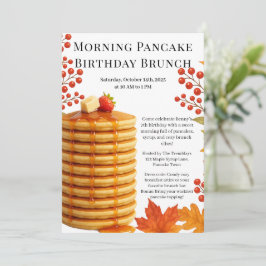 Verjaardagsbrunch met ochtendpannenkoeken | Gezell Kaart