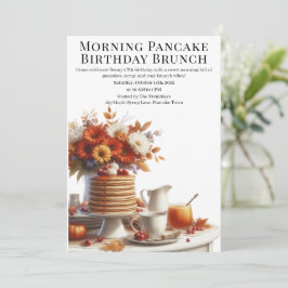 Verjaardagsbrunch met ochtendpannenkoeken | Gezell Kaart