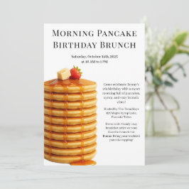 Verjaardagsbrunch met ochtendpannenkoeken | Gezell Kaart