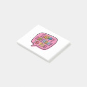 Verjaardagsbubbel Post-it® Notes (Schuin)