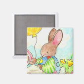verjaardagsbunny magnet (Voorkant / Achterkant)