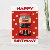 Verjaardagsbus Londen Kaart 01 (Voorkant)