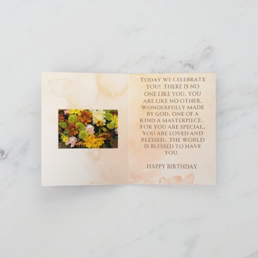 VERJAARDAGSCAART 2 KAART (Binnen)