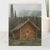 VERJAARDAGSCABINE VAN HET GRID-WENSKAART KAART (Voorkant)