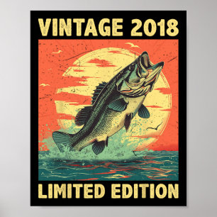 Verjaardagscadeau 2018 Vissen Visser Geboren In Poster