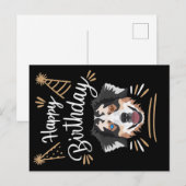 Verjaardagscadeau Australian Shepherd Briefkaart (Voorkant / Achterkant)