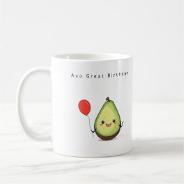 Verjaardagscadeau, avocado verjaardag schattig  koffiemok