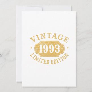Verjaardagscadeau Best Limited voor de jaren 1993 Kaart