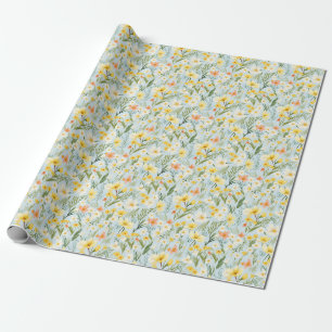 verjaardagscadeau Bloemen zijn rustgevend om naa Cadeaupapier