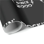 Verjaardagscadeau Classic Rock voor de jaren 2000 Cadeaupapier (Rol Hoek)