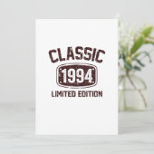 Verjaardagscadeau Classic voor de jaren 1994 Limit Kaart (Staand voorkant)