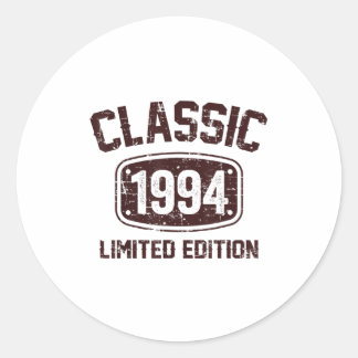 Verjaardagscadeau Classic voor de jaren 1994 Limit Ronde Sticker