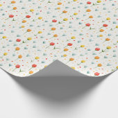 verjaardagscadeau | De aarde lacht in bloemen Cadeaupapier (Hoek)