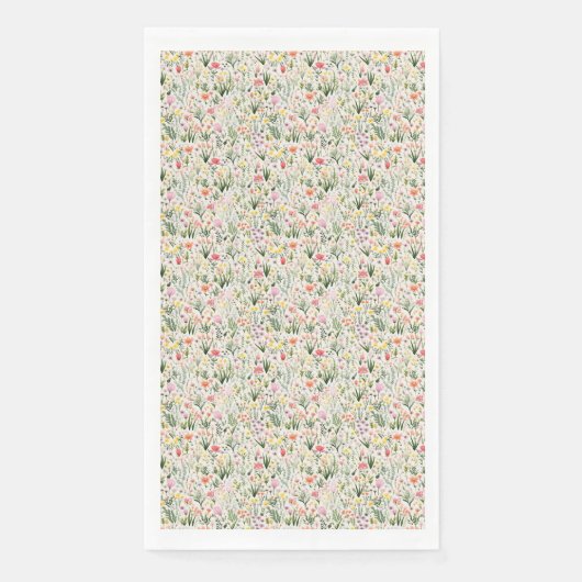 verjaardagscadeau | Een tuin van bloemen Servet (Voorkant)
