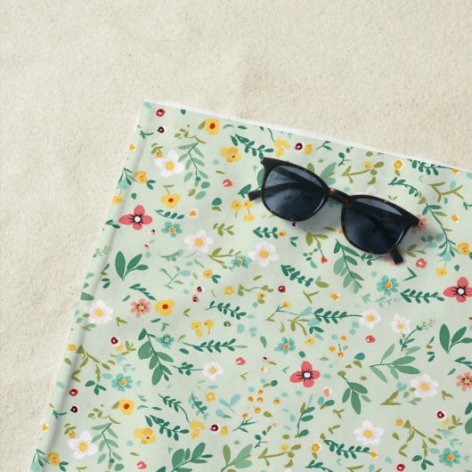 verjaardagscadeau | Een verwelkte bloem is geen ei Strandlaken (In situ)