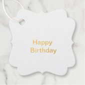 Verjaardagscadeau-etiket Bedankjes Labels (Voorkant)