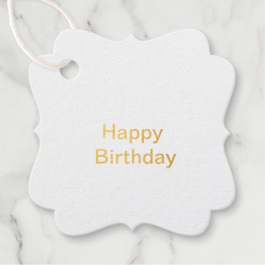 Verjaardagscadeau-etiket Bedankjes Labels (Voorkant)