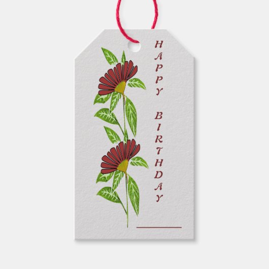 Verjaardagscadeau-etiket Cadeaulabel (Voorkant)