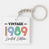 verjaardagscadeau | Gepersonaliseerd Sleutelhanger (Achterkant)