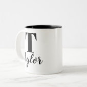  verjaardagscadeau Gepersonaliseerde Verjaardag Tweekleurige Koffiemok (Voorkant links)