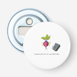 Verjaardagscadeau, grappig cadeau, gelukkige verja button flesopener
