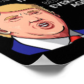 Verjaardagscadeau Grappig Trump Quote Shirt voor m Poster (Hoek)