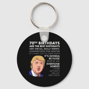 Verjaardagscadeau Grappig Trump Quote Shirt voor m Sleutelhanger